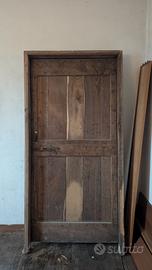 Porta in castagno rustica