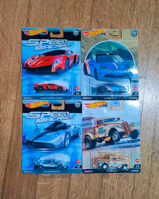 Set 4 Hot Wheels premium