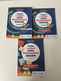 Libro matematica e quaderni recupero come nuovi