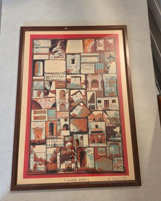 Quadro / Stampa D'Autore Incorniciata "Contâ Pučui
