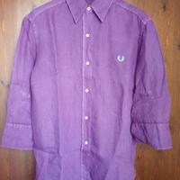 FRED PERRY - camicia donna in lino tg 46