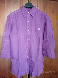 FRED PERRY - camicia donna in lino tg 46