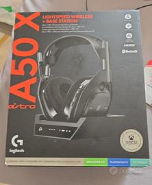 Cuffie da gaming Logitech astro a50x come nuove