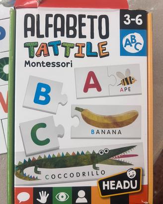 Alfabeto tattile Montessori - Headu