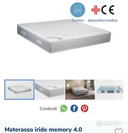 MATERASSO MATRIMONIALE  PARI AL NUOVO