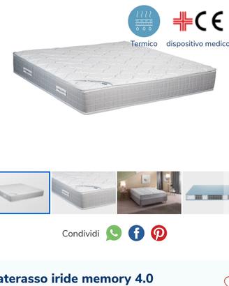 MATERASSO MATRIMONIALE  PARI AL NUOVO