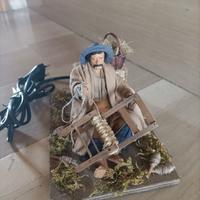 Statua Pastore in movimento presepe napoletano