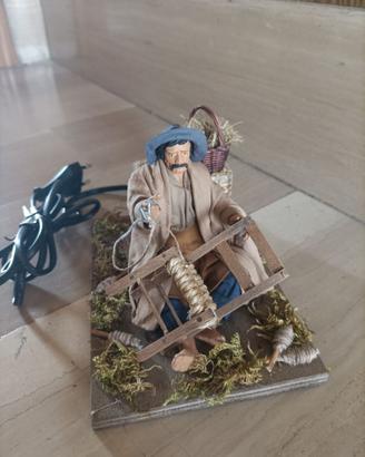 Statua Pastore in movimento presepe napoletano