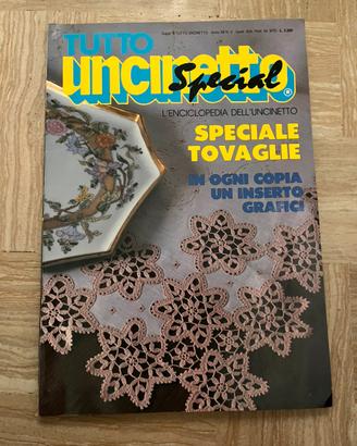 rivista vintage ‘tutto uncinetto special’ tovaglie