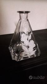 Bottiglia Floreal con incisione in Argento