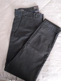 pantaloni uomo jeckerson tg 30 verde militare 