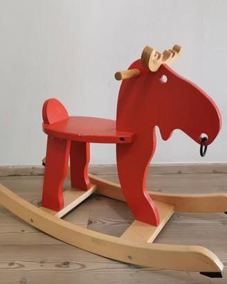 Cavallo a dondolo  di legno Ikea