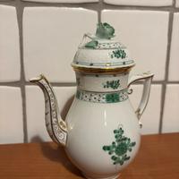 Piccolo bricco caffè Herend Apponyi verde