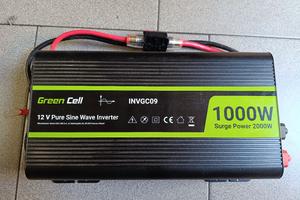 Inverter onda pura  Green Cell 1000/2000