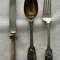 Posate Argento con Miniatura Animale