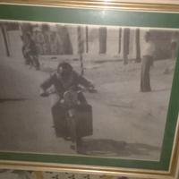 tre quadri gare moto , ciclismo auto anni 50