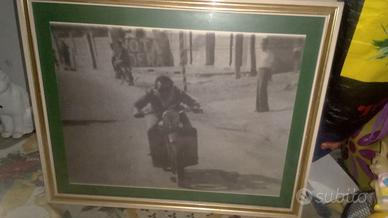 tre quadri gare moto , ciclismo auto anni 50