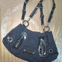 Borsa Guess anni 2000 in nylon nero