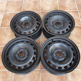 Cerchi ferro audi volkswagen 6j x 15 h2 et45 5x112