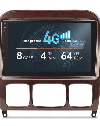 RADIO GPS ANDROID 10 PER MERCEDES CLASSE S W220 98