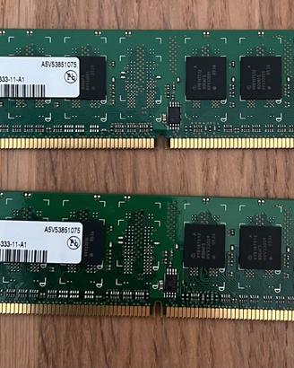 RAM DDR2 512mb x2