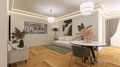 Trilocale indipedente con terrazza ristrutturato a