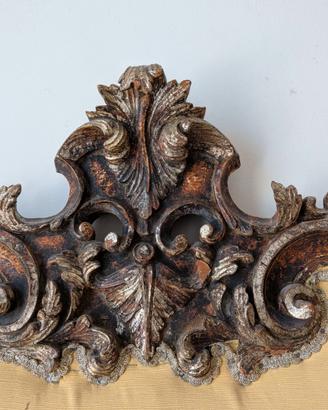 Testiera Letto Matrimoniale Antica in Legno