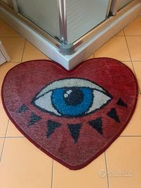 Tappetino bagno a forma di cuore