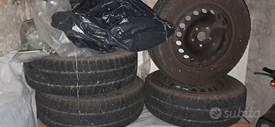 4 cerchi in ferro 16 pollici golf 6