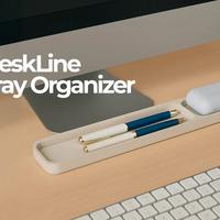 Deskline - Organizzatore per scrivania bianco
