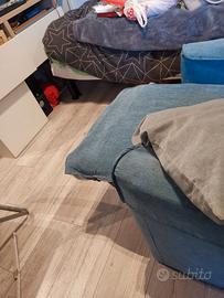 Poltrona con poggiapiedi meccanico