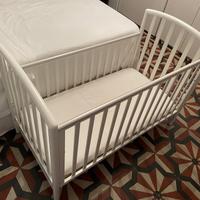 Lettino Pali Ciak Bianco in legno di faggio