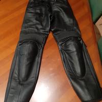 Pantalone moto in pelle