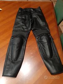 Pantalone moto in pelle