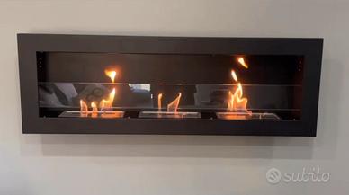 Caminetto a Bioetanolo con 3 fuochi