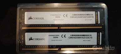 Kit RAM Corsair 8GB DDR4 (2x4GB) 2133MHz CL15