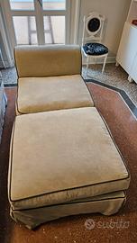 moduli chaise longue tessuto