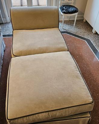 moduli chaise longue tessuto