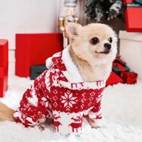 Tuta natalizia calda per cane e gatti