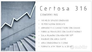 Coworking - postazioni - milano certosa