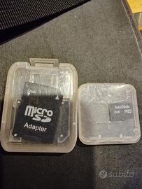 scheda SD con adattatore 
