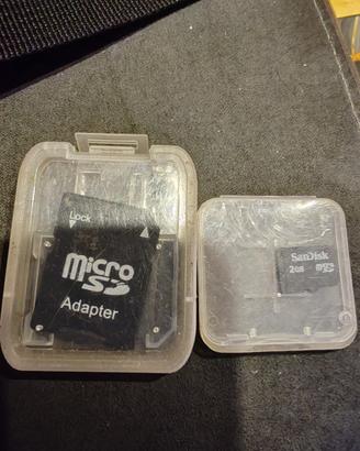 scheda SD con adattatore 