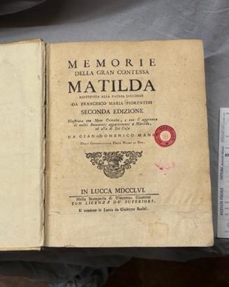 Memorie della gran contessa Matilda