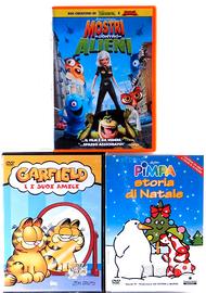 💥3 divertenti DVD bambini-Garfield,Pimpa, Mostri