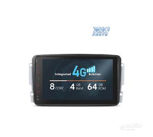 RADIO GPS ANDROID 13 PER MERCEDES CLASSE A C CLK G