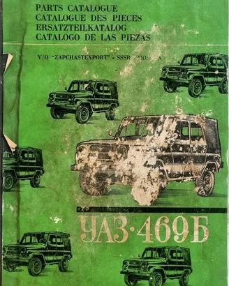 catalogo parti di ricambio UAZ 1972