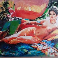 Dipinto olio si tela cm 30 x 40 x 2