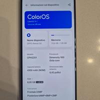 Oppo reno 6 5G 128GB ram