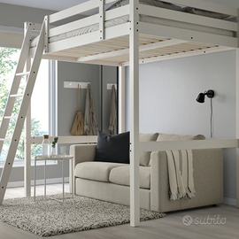 Letto soppalco IKEA STORÅ 140x200 legno massello