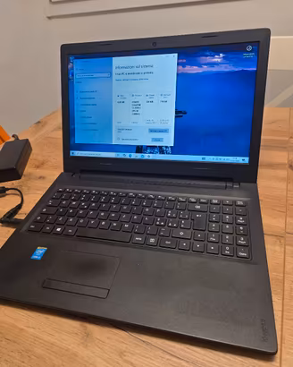 Notebook Lenovo 15" HD i3-5005 RAM 4GB SSD 128GB